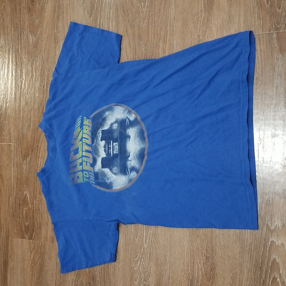 (M) Back to the Future Retro T-Shirt Streetwear Casual Graphic Trendy Fandom